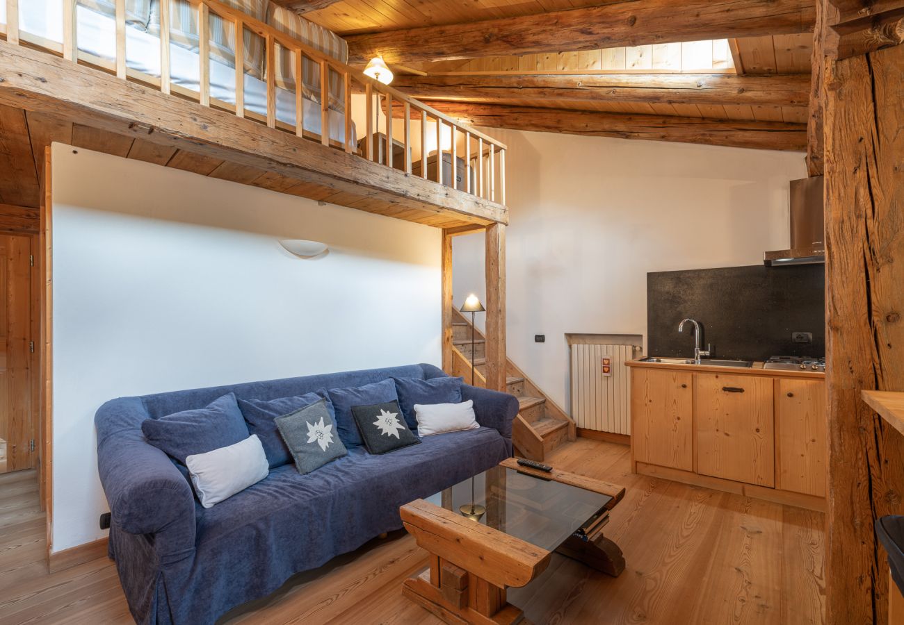 Ferienwohnung in Cortina d´Ampezzo - Il Covo, Zweizimmer-Dachgeschoss in Cortina