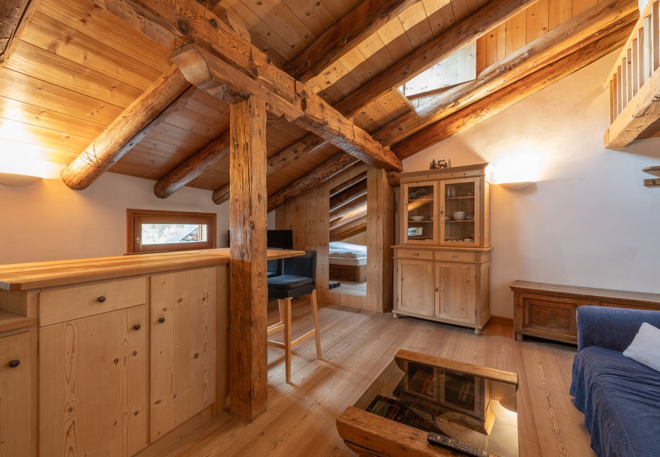 Ferienwohnung in Cortina d´Ampezzo - Il Covo, Zweizimmer-Dachgeschoss in Cortina