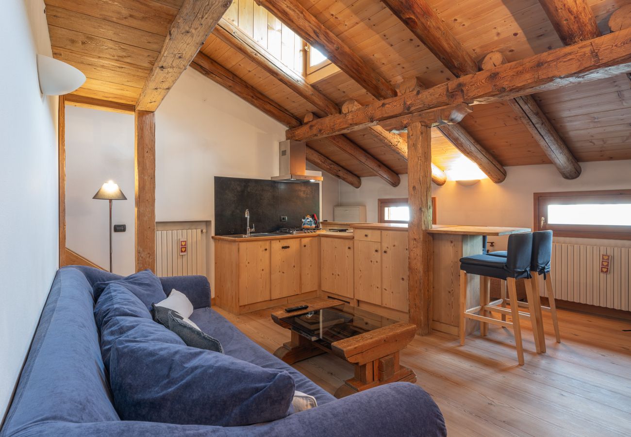 Ferienwohnung in Cortina d´Ampezzo - Il Covo, Zweizimmer-Dachgeschoss in Cortina