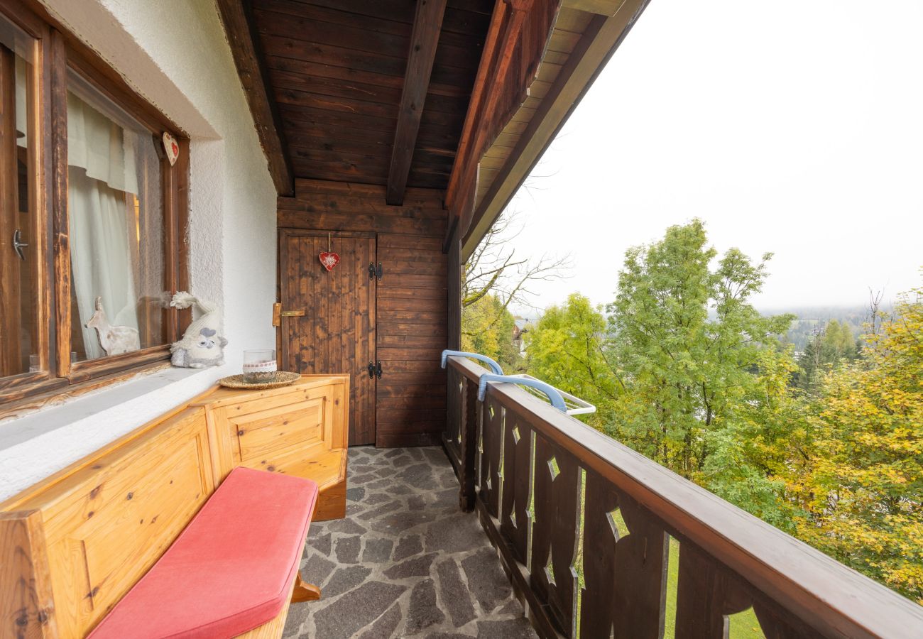 Ferienwohnung in San Vito di Cadore - Casa Mary, Panorama-Dachgeschoss in S. Vito di Cadore