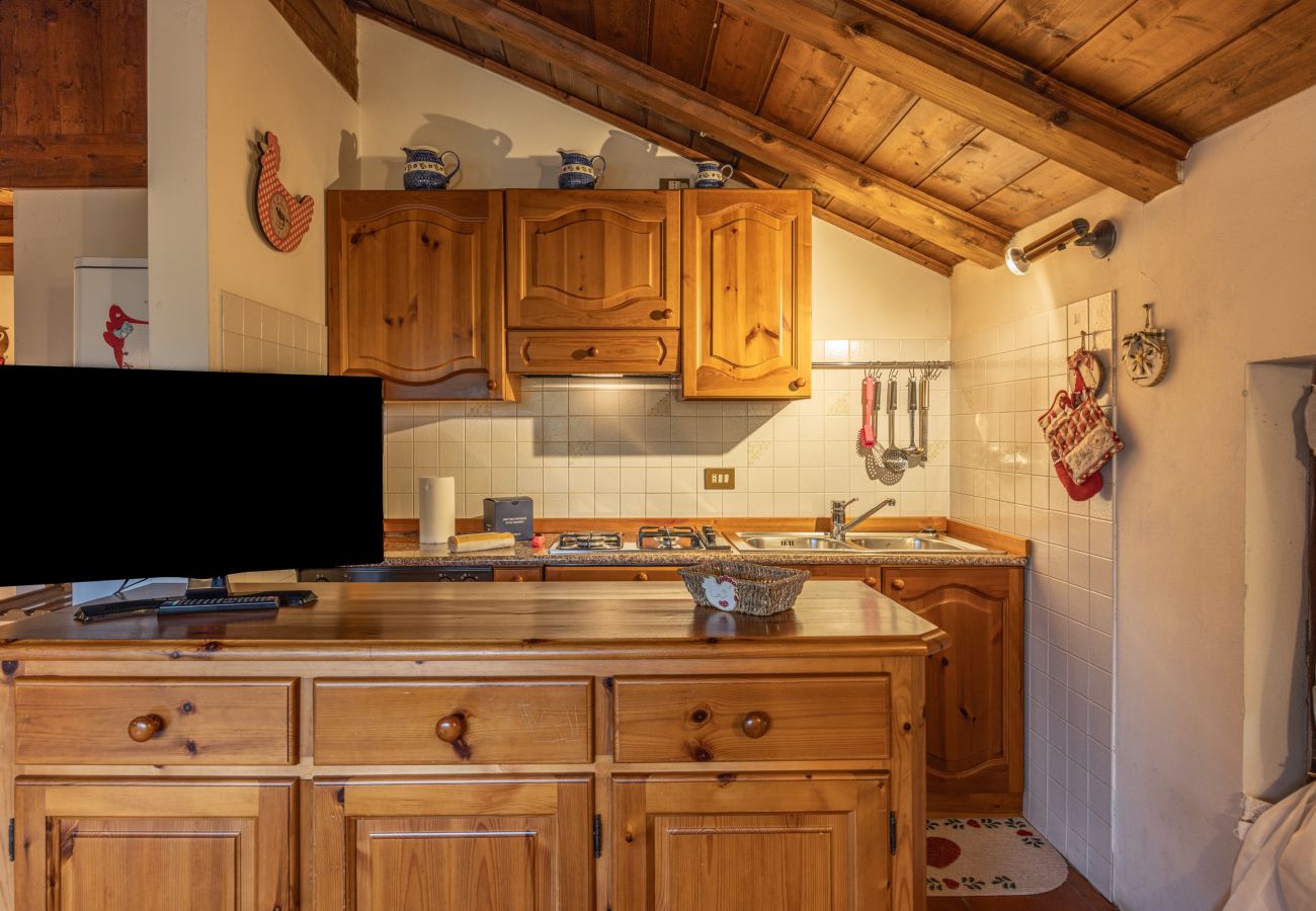 Ferienwohnung in San Vito di Cadore - Casa Mary, Panorama-Dachgeschoss in S. Vito di Cadore