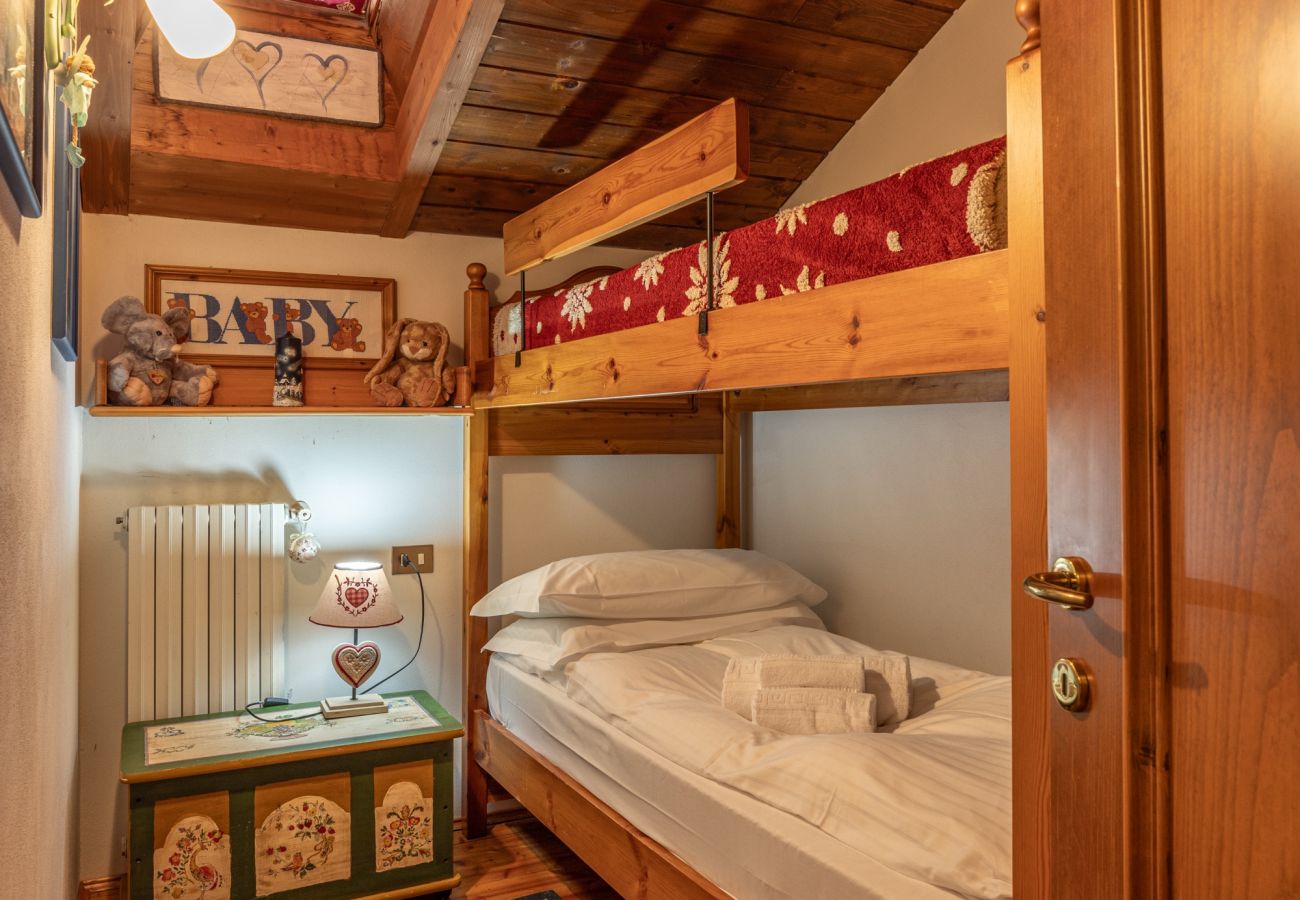 Ferienwohnung in San Vito di Cadore - Casa Mary, Panorama-Dachgeschoss in S. Vito di Cadore