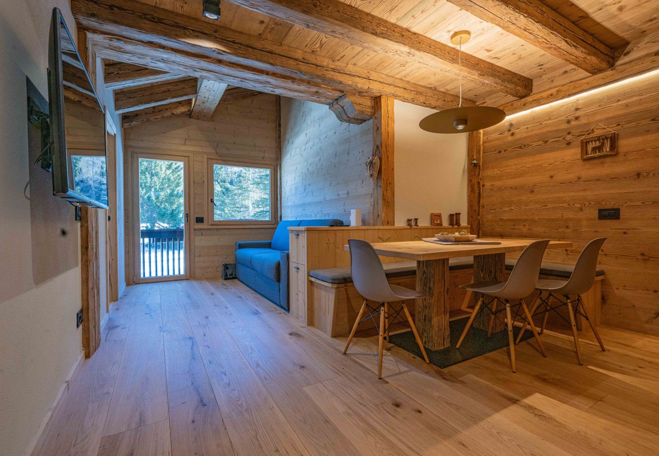 Ferienwohnung in Cortina d´Ampezzo - Casa Rocchetta, mit Blick auf die Dolomiten