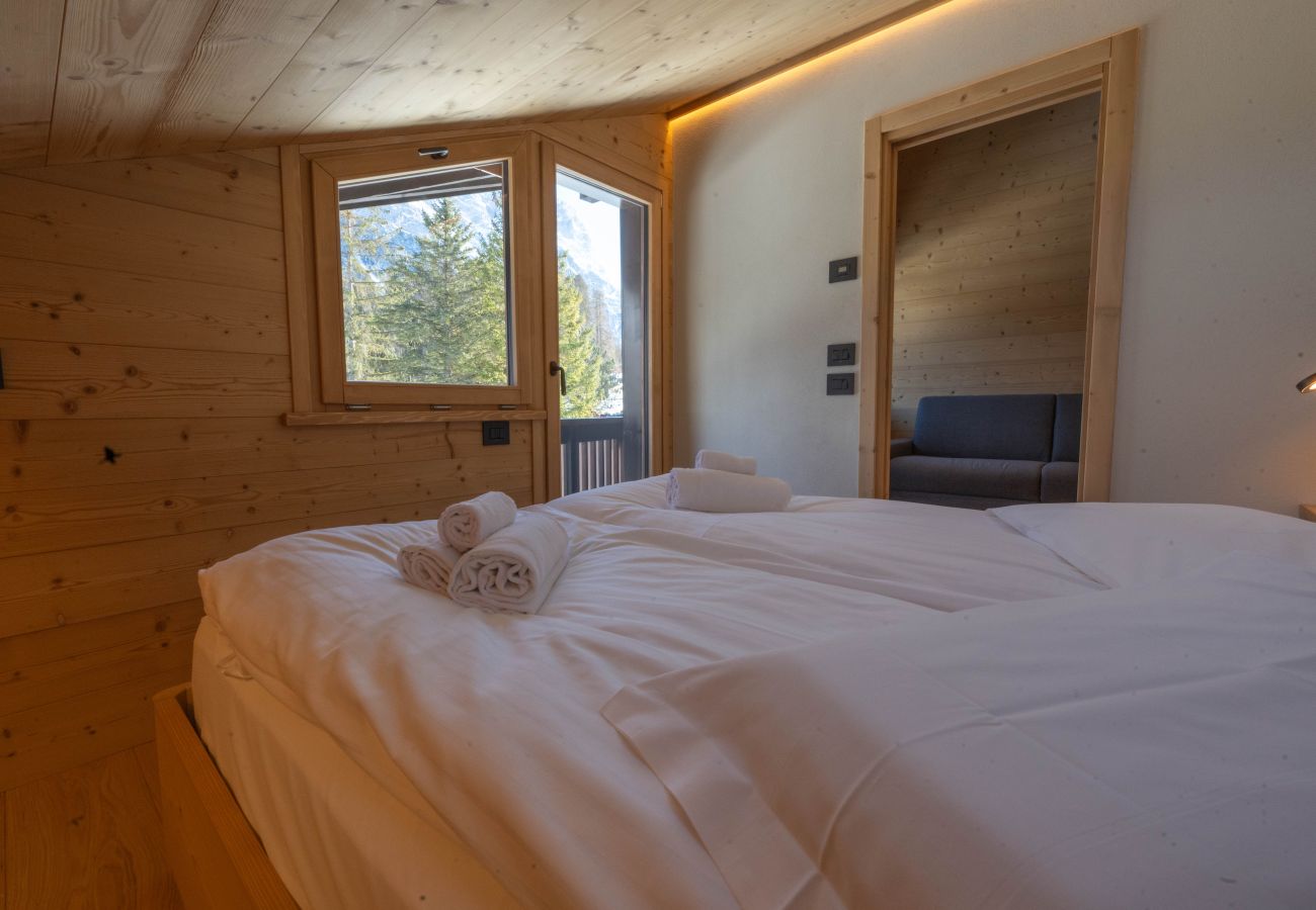 Ferienwohnung in Cortina d´Ampezzo - Casa Rocchetta, mit Blick auf die Dolomiten