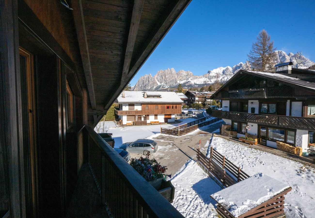 Ferienwohnung in Cortina d´Ampezzo - Casa Rocchetta, mit Blick auf die Dolomiten