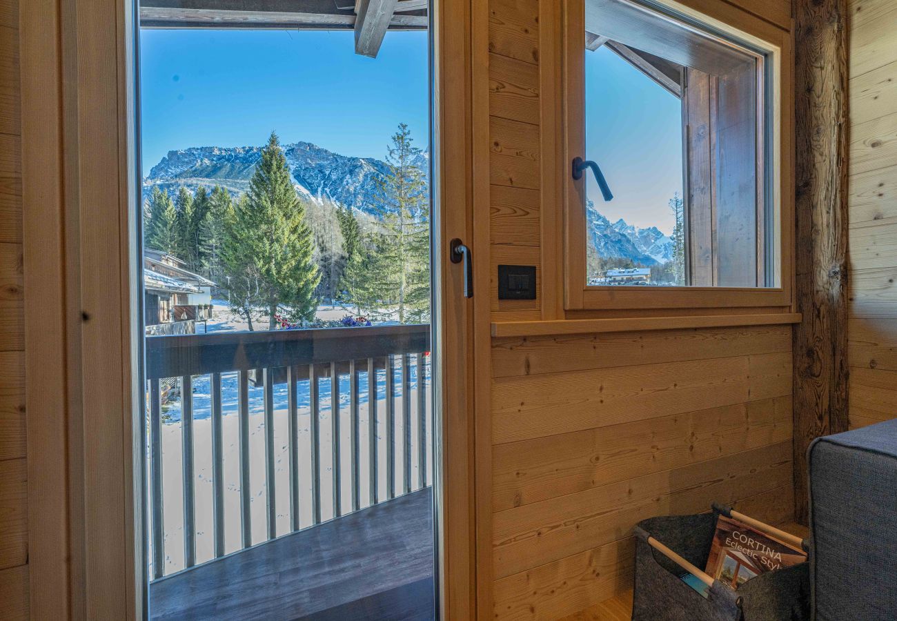 Ferienwohnung in Cortina d´Ampezzo - Casa Rocchetta, mit Blick auf die Dolomiten