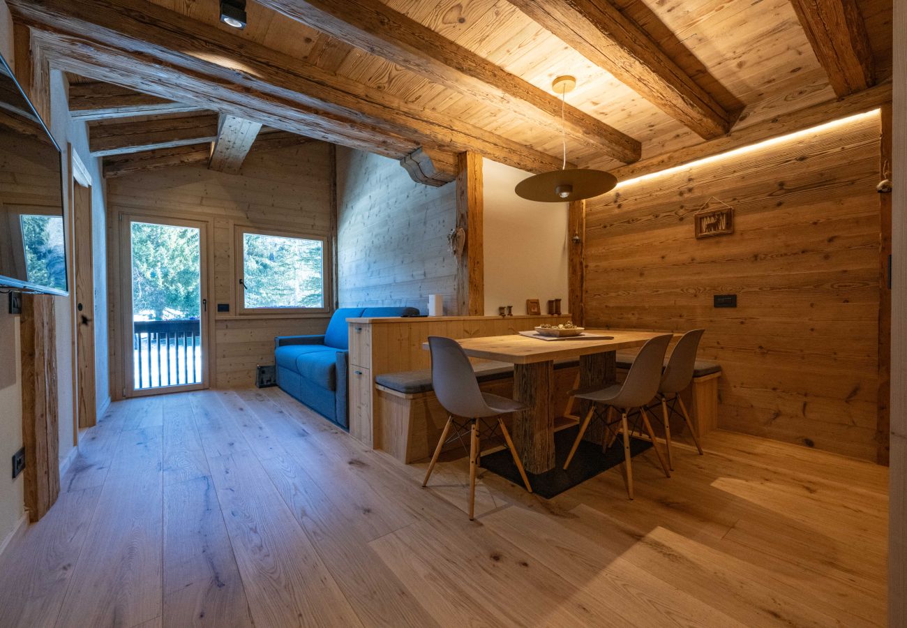 Ferienwohnung in Cortina d´Ampezzo - Casa Rocchetta, mit Blick auf die Dolomiten