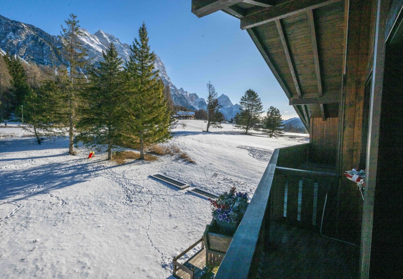 Ferienwohnung in Cortina d´Ampezzo - Casa Rocchetta, mit Blick auf die Dolomiten